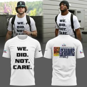 Premium quality fashion item crafted for everyday wear as seen in Seattle Seahawks We Did Not Care Shirt 1 1