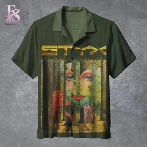 Clear product photo of Styx The Grand Illusion Hawaiian Shirt 1 with modern design and everyday appeal.