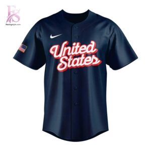High-quality image of Team USA uniform 2026 Baseball Jersey 2 with vibrant colors and sharp details.