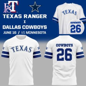 Eye catching apparel design perfect for trend focused outfits in Texas Ranger Dallas Cowboys Shirt 1