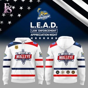 High-quality image of Toledo Walleye Law Enforcement Night Hoodie 1 with vibrant colors and sharp details.