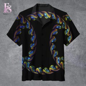 Trendy minimalist fashion piece showcased in Tool Lateralus Hawaiian Shirt 1 designed for versatile wardrobe styling