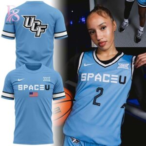 Everyday fashion product image featuring UCF Basketball Canaveral Blue Space Uniform Hoodie 4.