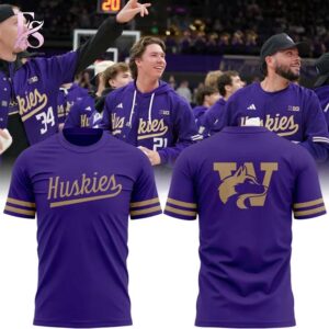 High-quality fashion item made for comfort and durability – Washington Huskies Baseball Classic Uniform Shirt 1