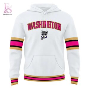 Clear visual showing the style of Washington Huskies Basketball Pink for a Purpose Hoodie 2.