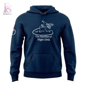High-quality view of Washington Wizards The Families of Flight 5342 Hoodie 2 featuring a stylish custom design, perfect for everyday wear or street fashion.