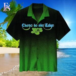 Detailed product photo of YES Close To The Edge Hawaiian Shirt 1 with eye-catching graphics.