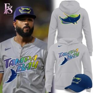 Casual outfit featuring 1998 Devil Tampa Bay Rays Throwback Hoodie 1 with modern and comfortable design.