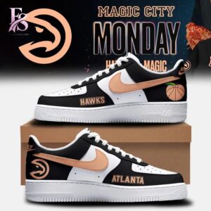 Detailed product image of 2026 Atlanta Hawks Magic City Air Force Shoes 1 with eye-catching style and smooth finish.