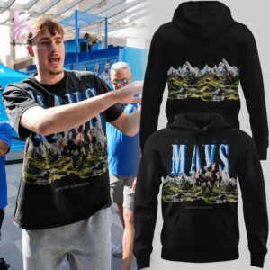 Detailed product image of 2026 Dallas Mavericks Cooper Flagg T Shirt 4 with eye-catching style and smooth finish.