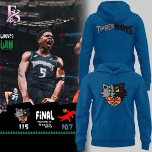 Detailed product image of 2026 Minnesota Timberwolves New Logo Gameday Hoodie 1 with eye-catching style and smooth finish.