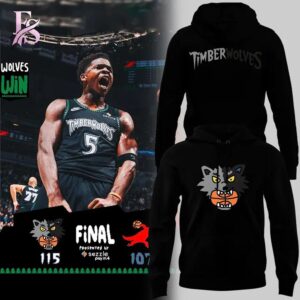 Detailed product image of 2026 Minnesota Timberwolves New Logo Gameday Hoodie 3 with eye-catching style and smooth finish.