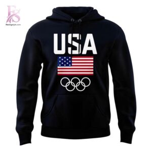 Modern fashion clothing displayed in 2026 USA Hockey Olympic Flag Uniform Hoodie 2, designed for comfort, versatility, and effortless everyday style.