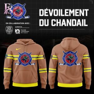 Wear it your way with Abbotsford Canucks Fire Safety Service Hoodie 1.