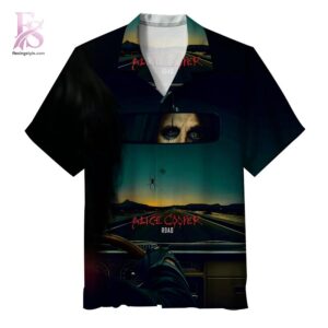 Beach-ready Hawaiian shirt with all-over tropical print and soft premium fabric – Alice Cooper Road Album Hawaiian Shirt 1
