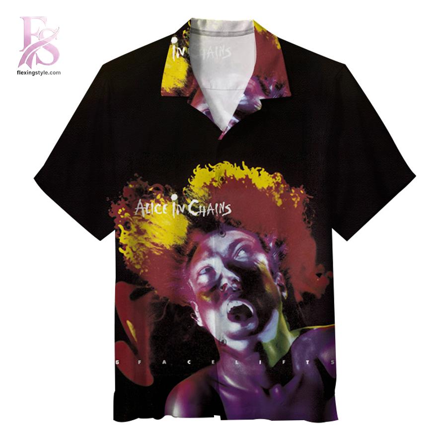 High-quality Alice In Chains Facelift Album Hawaiian Shirt 1 Hawaiian shirt