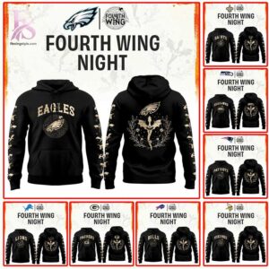 Elegant everyday fashion essential presented in All Team NFL Fourth Wings Night 2026 Black Hoodie 1 suitable for relaxed and smart casual outfits