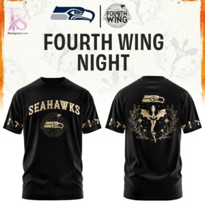 Bring new energy to your look with All Team NFL x Fourth Wings Night 2026 Black T Shirt 2.
