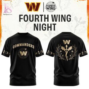 Bring new energy to your look with All Team NFL x Fourth Wings Night 2026 Black T Shirt 3.