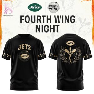 Bring new energy to your look with All Team NFL x Fourth Wings Night 2026 Black T Shirt 4.