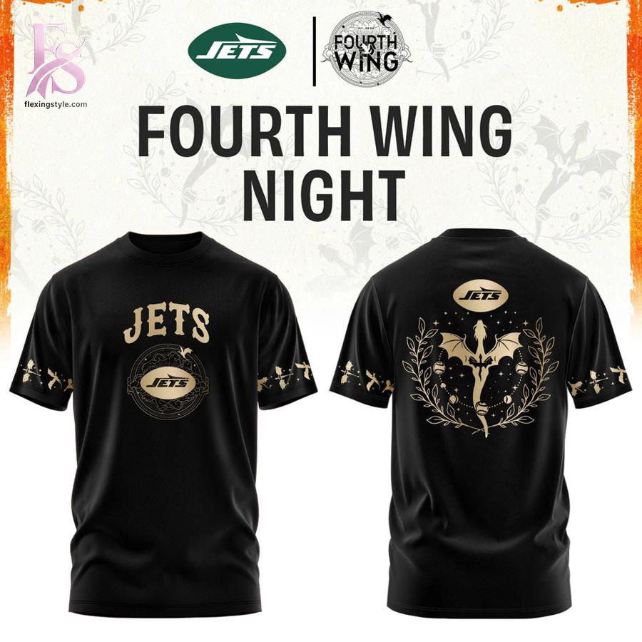 Bring new energy to your look with All Team NFL x Fourth Wings Night 2026 Black T Shirt 4.