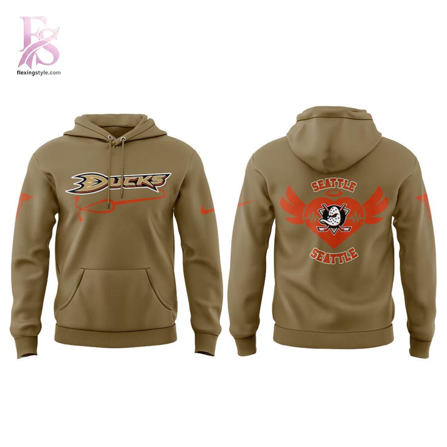 Wear it your way with Anaheim Ducks Healthcare Appreciation Night 2026 Hoodie 2.
