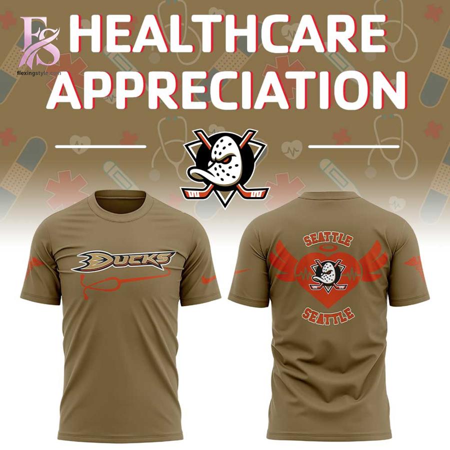 Wear it your way with Anaheim Ducks Healthcare Appreciation Night 2026 Hoodie 3.