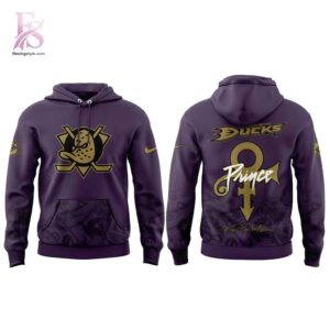 Modern fashion clothing displayed in Anaheim Ducks Prince Rogers Nelson Night 2026 Hoodie 2, designed for comfort, versatility, and effortless everyday style.