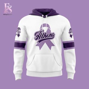 Bring new energy to your look with Athens Rock Lobsters Stick it to Cancer 2026 Hoodie 2.