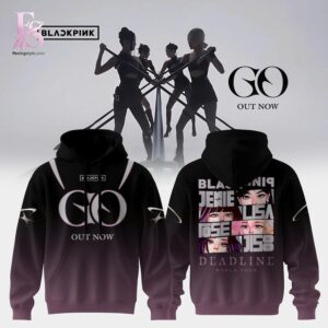 Clear product photo of BLACKPINK GO OUT NOW Hoodie 1 showing a stylish design and comfortable everyday look.
