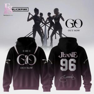 Stylish fashion piece featured in BLACKPINK GO OUT NOW Jennie Hoodie 1, highlighting modern design, comfortable fabric, and a trendy look perfect for everyday wear.