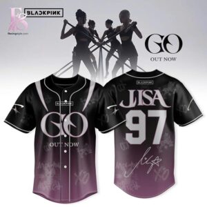Casual outfit featuring BLACKPINK GO OUT NOW Lisa Baseball Jersey 1 with modern and comfortable design.