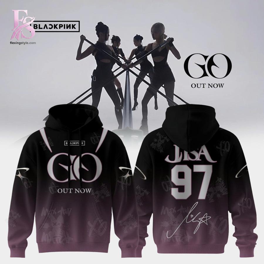 Detailed product image of BLACKPINK GO OUT NOW Lisa Hoodie 1 with eye-catching style and smooth finish.