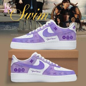 Bring new energy to your look with BTS Swim Arirang Album Air Force Shoes 1.