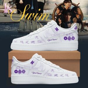 Bring new energy to your look with BTS Swim Arirang Album Air Force Shoes 2.