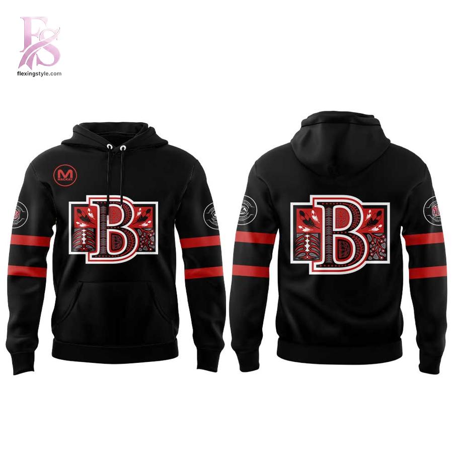 Clear product photo of Belleville Senators Indigenous Community Night 2026 Hoodie 2 showing a stylish design and comfortable everyday look.