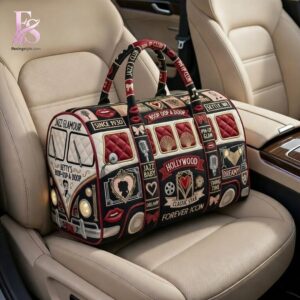 Detailed product image of Betty Boop Quilted Duffle Bag 1 with eye-catching style and smooth finish.