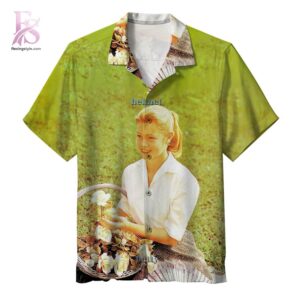 Lightweight tropical Hawaiian shirt with vibrant colors and classic camp collar design – Betty Helmet 2026 Hawaiian Shirt 1