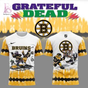Bring new energy to your look with Boston Bruins Grateful Dead Tie Dye Hoodie 3.