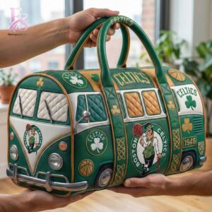 Casual outfit featuring Boston Celtics 2026 Quilted Duffle Bag 3 with modern and comfortable design.