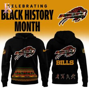 Modern fashion clothing displayed in Buffalo Bills Black History Hoodie 1, designed for comfort, versatility, and effortless everyday style.
