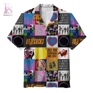 Beach-ready Hawaiian shirt with all-over tropical print and soft premium fabric – Buzzcocks Album Collection Hawaiian Shirt 1