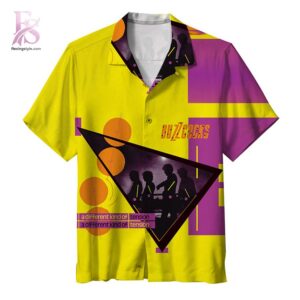 Unisex Hawaiian shirt designed with exotic floral motifs and comfortable relaxed silhouette – Buzzcocks Punk anthems of my youth Hawaiian Shirt 1