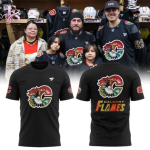 Detailed product image of Calgary Flames Indigenous Celebration 2026 Hoodie 3 with eye-catching style and smooth finish.
