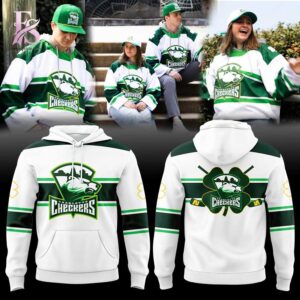 Stylish fashion piece featured in Charlotte Checkers St Patrick s Day 2026 Shirt 2, highlighting modern design, comfortable fabric, and a trendy look perfect for everyday wear.