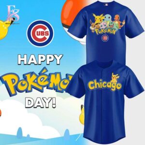 Casual outfit featuring Chicago Cubs x Pok mon 2026 Baseball Jersey 1 with modern and comfortable design.