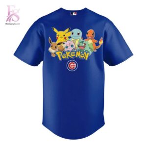 Casual outfit featuring Chicago Cubs x Pok mon 2026 Baseball Jersey 3 with modern and comfortable design.