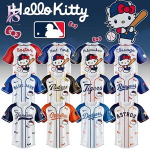 Bring new energy to your look with Choose Your MLB Team Hello Kitty 2026 Jersey 1.
