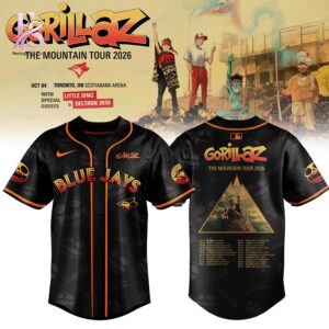 Bring new energy to your look with Choose Your MLB Team x Gorillaz The Mountain Tour 2026 Jersey 2.