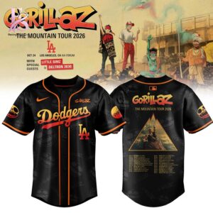 Bring new energy to your look with Choose Your MLB Team x Gorillaz The Mountain Tour 2026 Jersey 4.